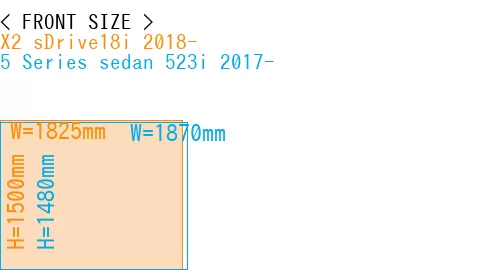 #X2 sDrive18i 2018- + 5 Series sedan 523i 2017-